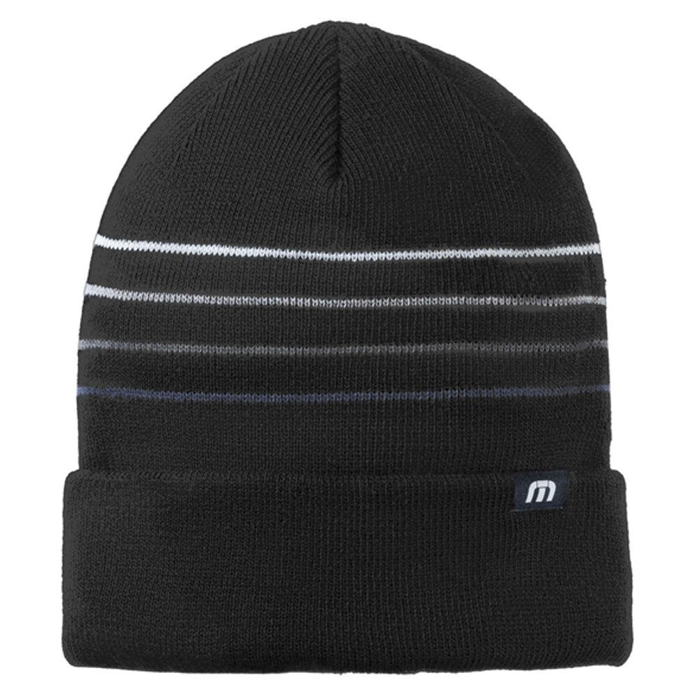 TravisMathew Striped Cuffed Beanie
