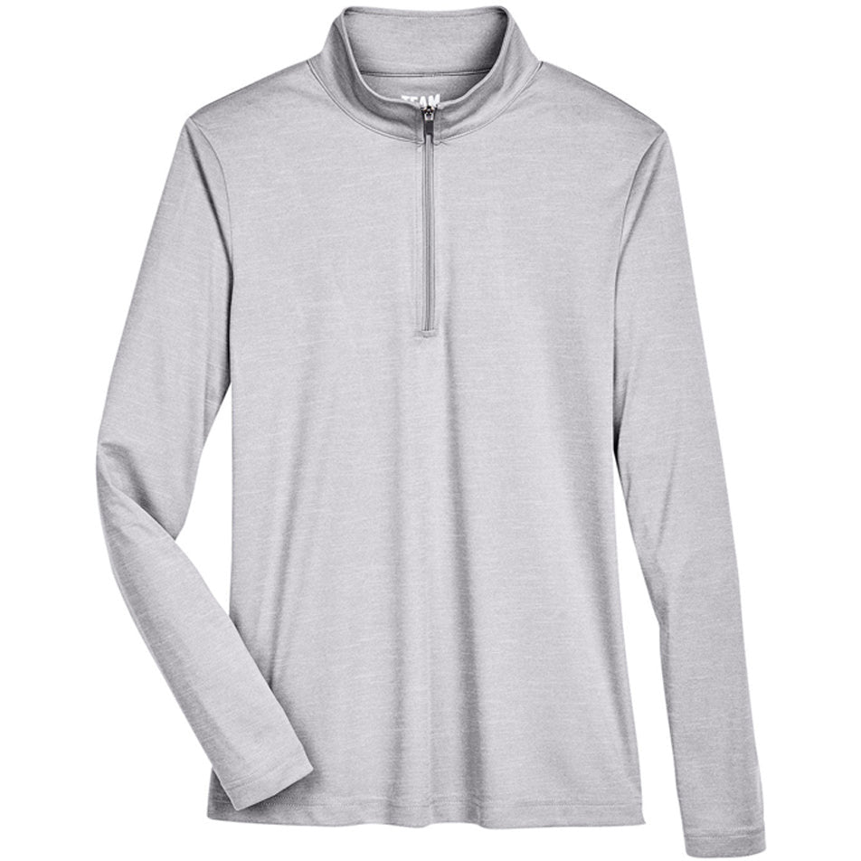 Team 365 Ladies' Zone Sonic Heather Performance Quarter-Zip