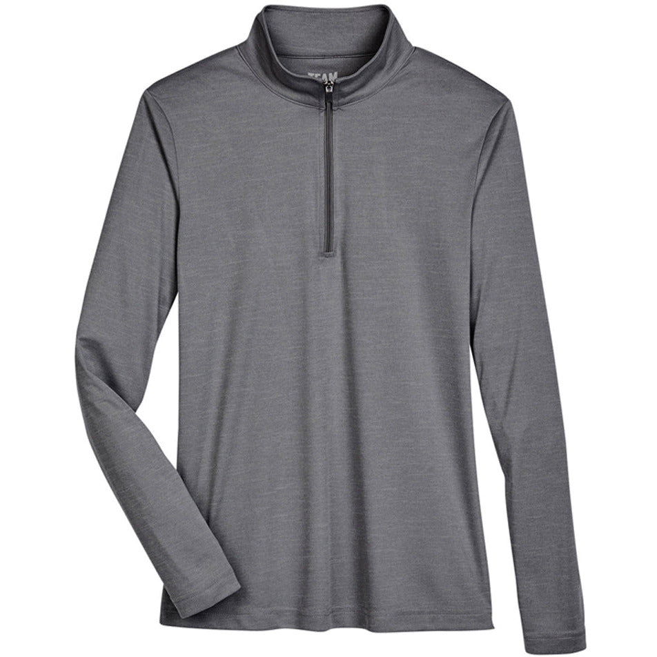 Team 365 Ladies' Zone Sonic Heather Performance Quarter-Zip