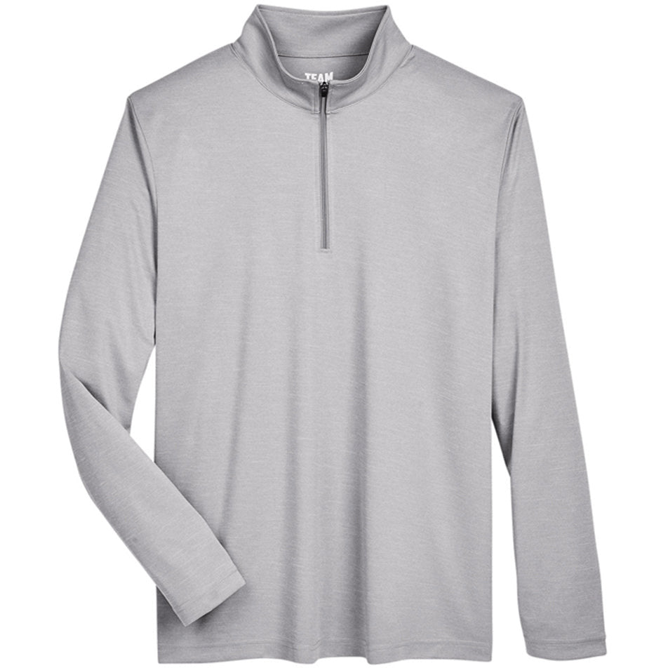 Team 365 Men's Zone Sonic Heather Performance Quarter-Zip