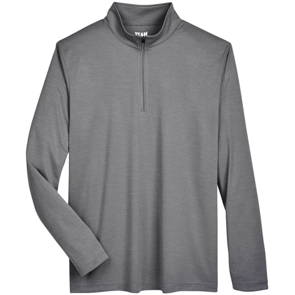 Team 365 Men's Zone Sonic Heather Performance Quarter-Zip