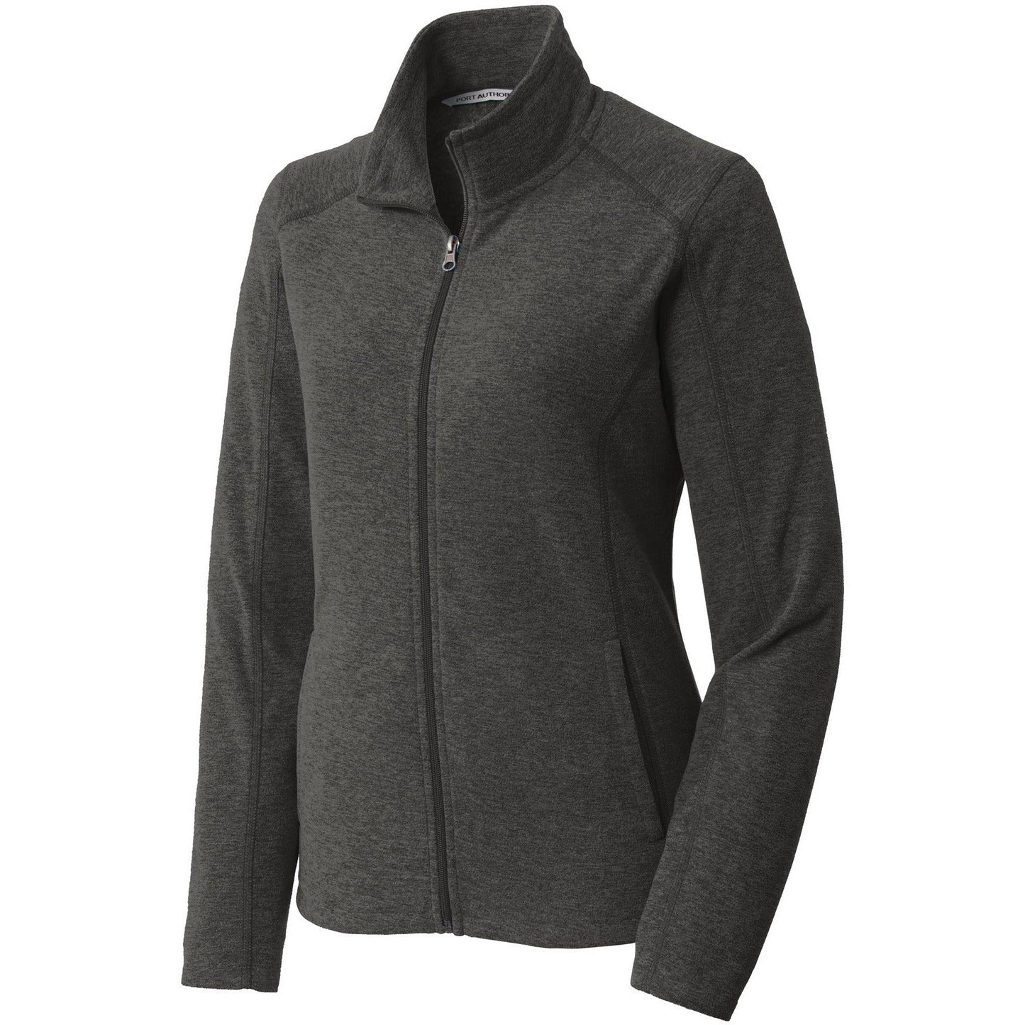 Port Authority Women's Heather Microfleece Full-Zip Jacket