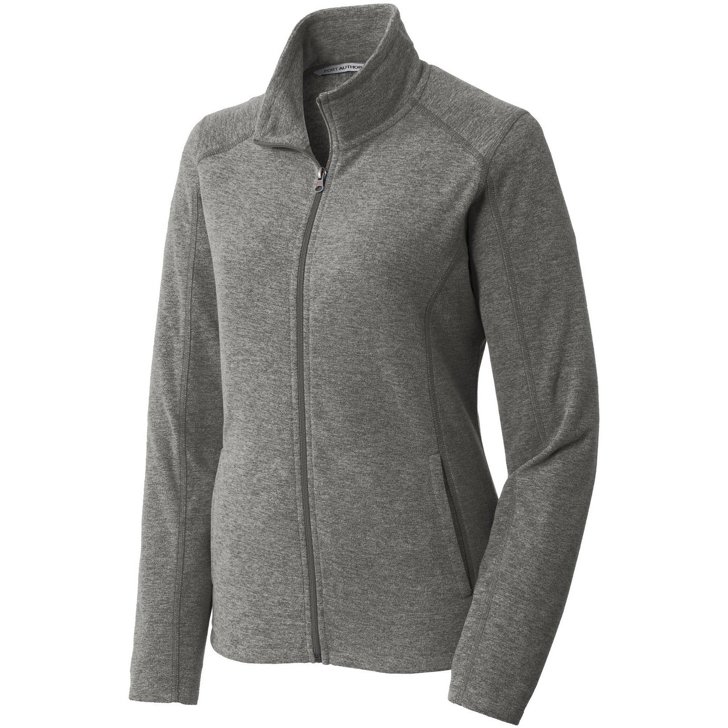 Port Authority Women's Heather Microfleece Full-Zip Jacket