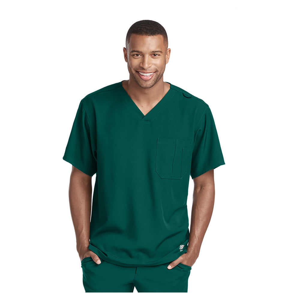 Sketchers Men's Structure Crossover V-Neck Scrub Top