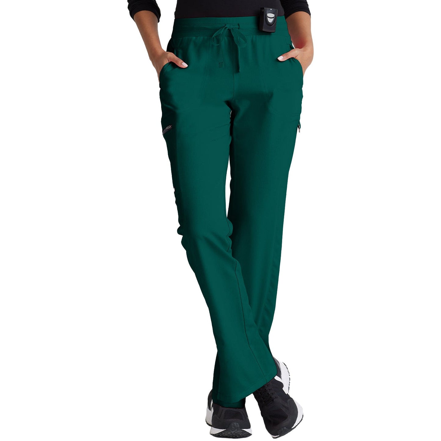 Barco Grey's Anatomy Stretch Women's Zip Cargo Pocket Kim Pant - Petite