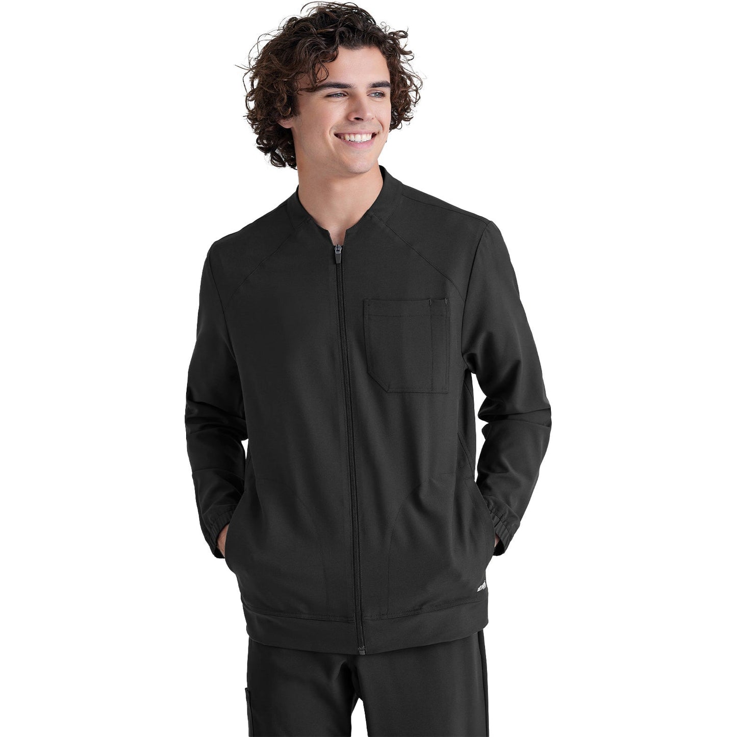 Barco Grey's Anatomy Evolve Men's Three-Pocket Banded Collar Cycle Jacket