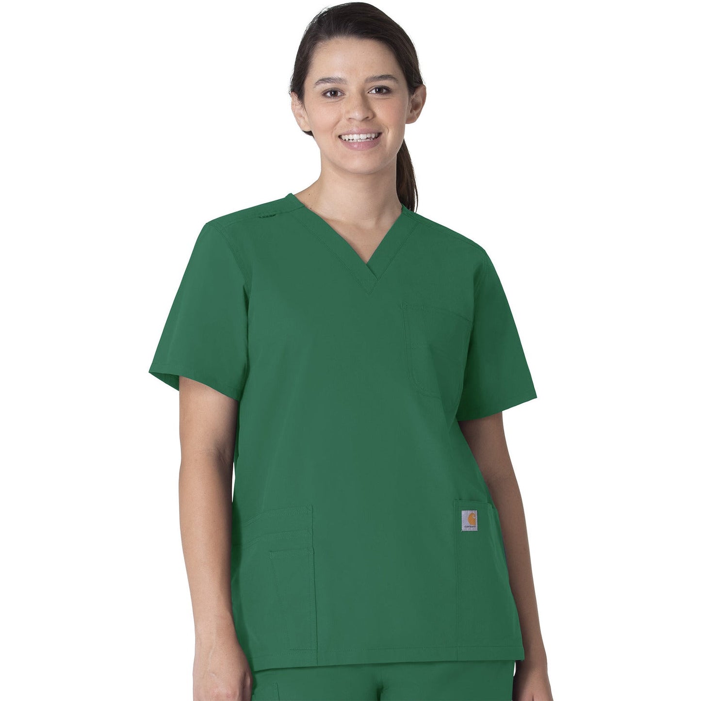 Carhartt Scrubs Force Essentials Unisex Seven-Pocket Modern Fit V-Neck Top