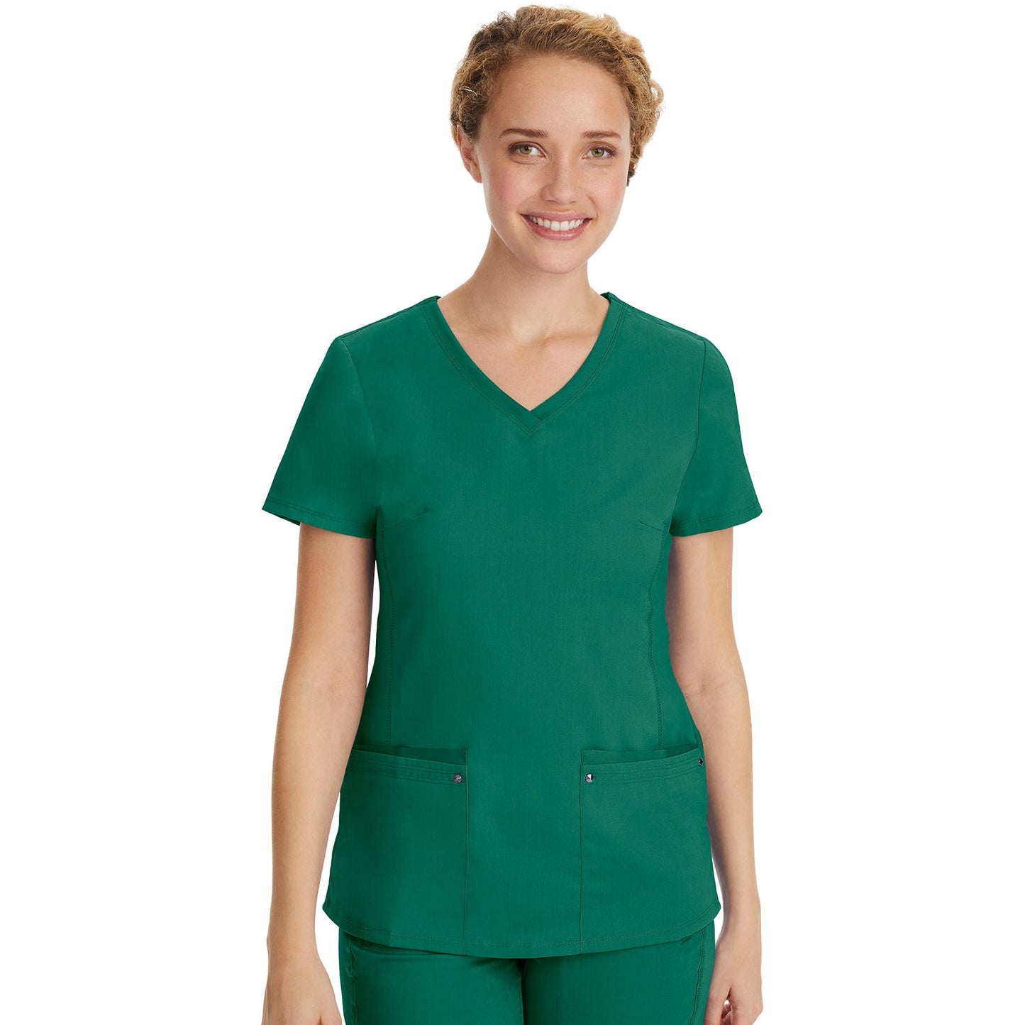 Healing Hands HH Purple Label Women's 2-Pocket Juliet Stylish V-Neck Top