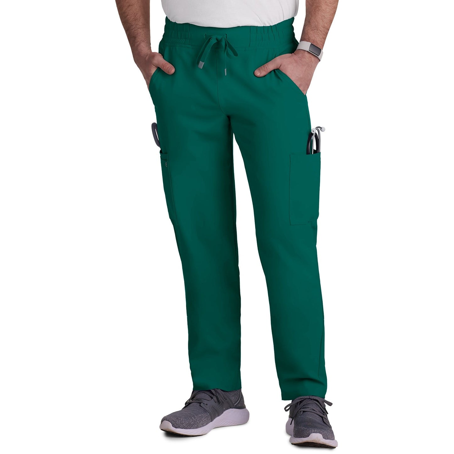 KOI Cureology Men's 6-Pocket Drawstring Elastic Waist Neuro Pant