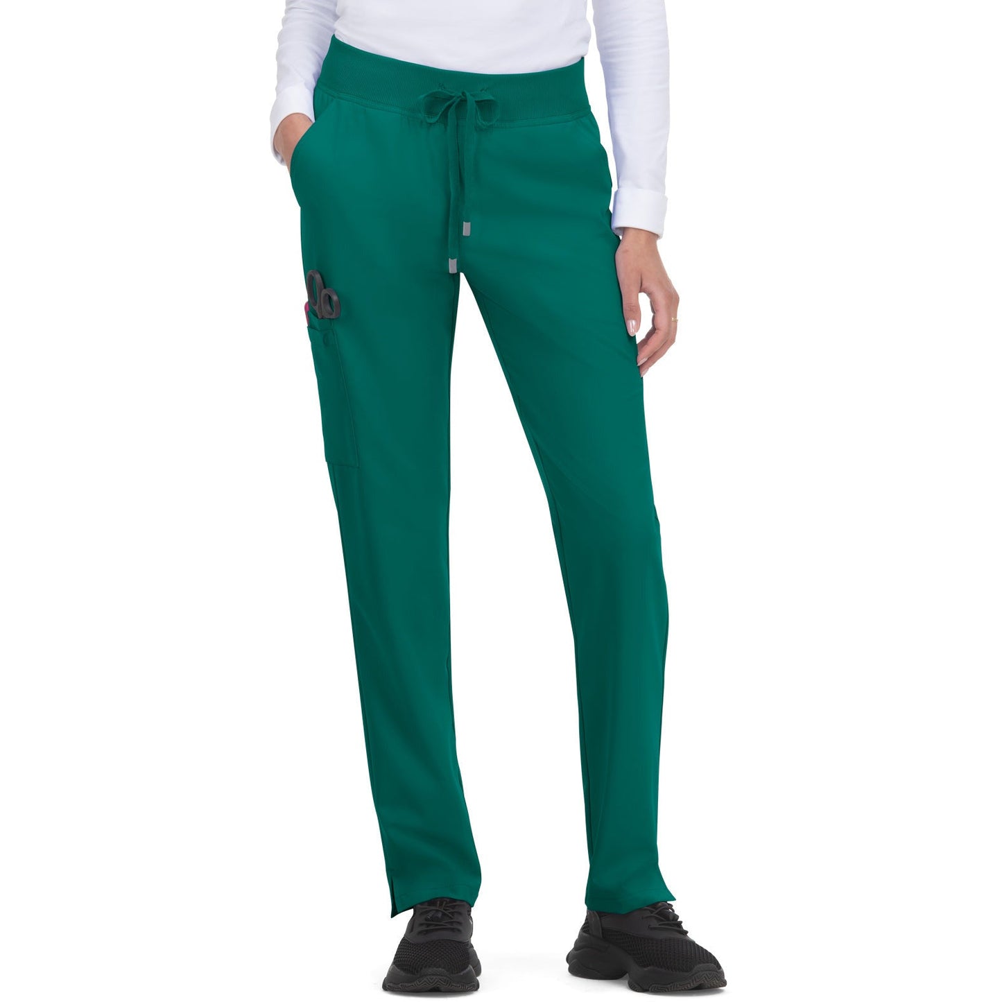 KOI Cureology Women's 7-Pocket Drawstring Elastic Waist Atria Pant - Tall