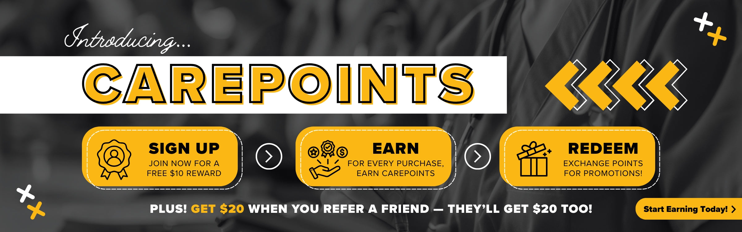 Introducing CarePoints! Sign Up, Earn & Redeem Points!