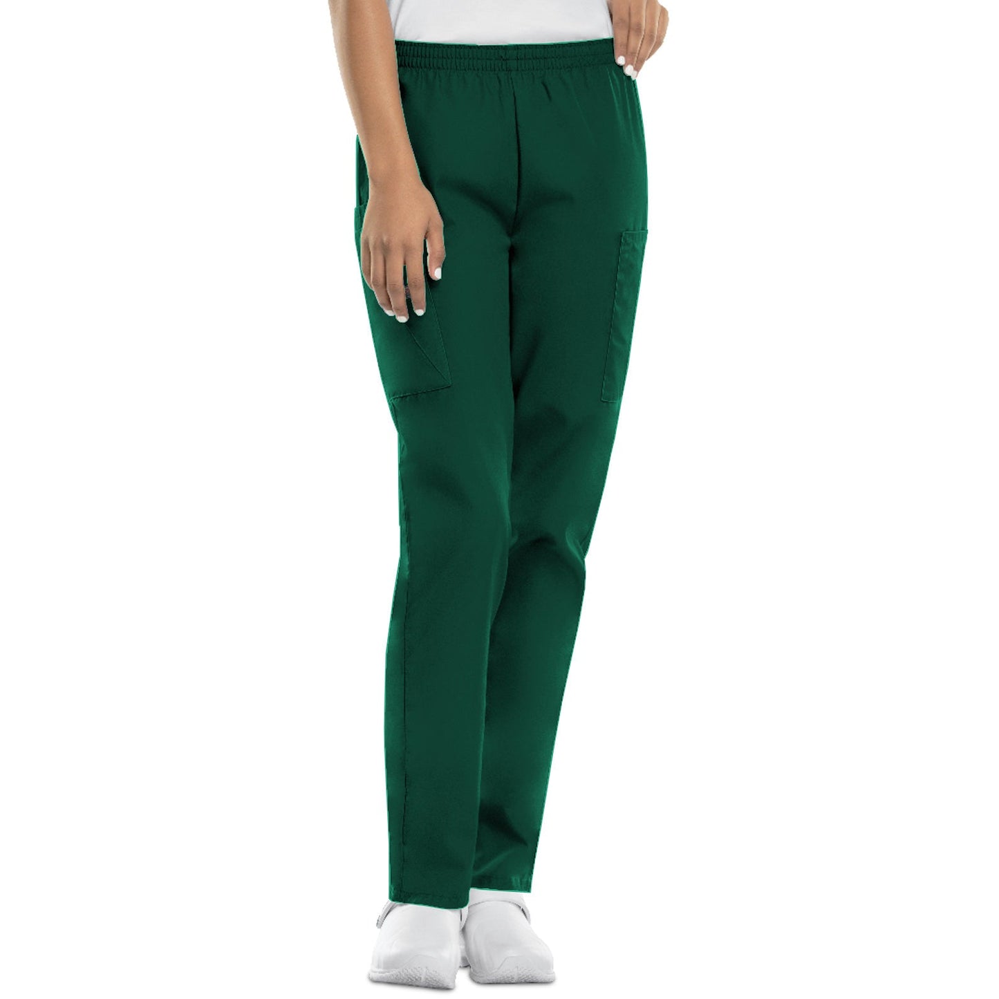 Cherokee Workwear Originals Women's Natural Rise Tapered Pull-On Cargo Pant - Tall