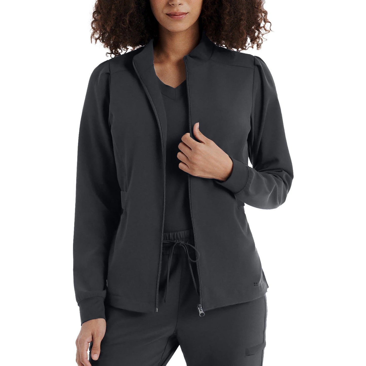 White Cross CRFT Women's 2-Pocket Mock Neck Zip-Front Jacket